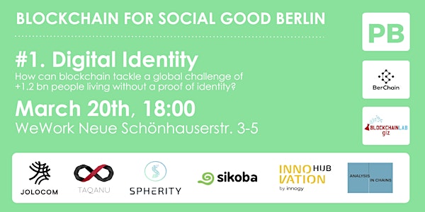 Blockchain for Social Good Berlin - Digital Identity meetup