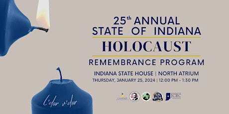 Imagen principal de 25th Annual State of Indiana Holocaust Remembrance Program