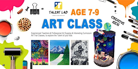 Trial Art Classes for Age 7-9 primary image