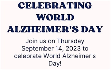Celebrating World Alzheimer's Day primary image