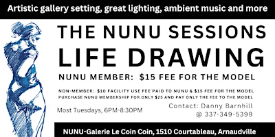 Life Drawing at NUNU primary image