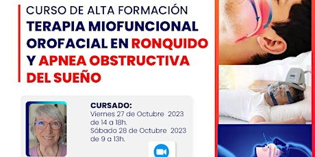 Hauptbild für Formación en TERAPIA MIOFUNCIONAL OROFACIAL EN RONQUIDO Y  APNEA OBSTRUCTIV