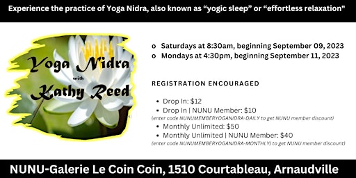 Primaire afbeelding van YOGA NIDRA WITH KATHY REED