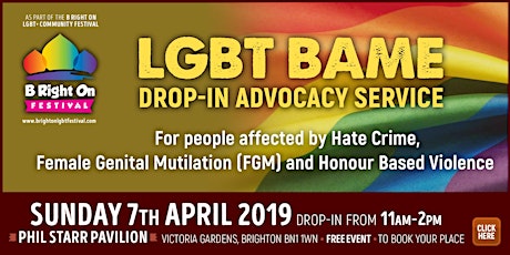 LGBT BAME Drop in Advocacy Service primary image