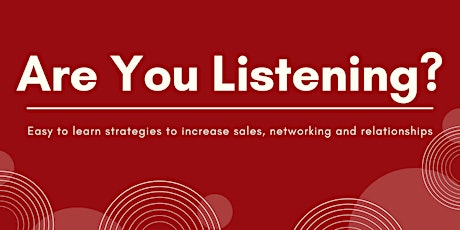Are You Listening? Sales Workshop primary image