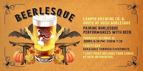 Campio Brewing and House of Hush Burlesque Present:  Beerlesque primary image