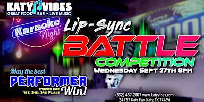 Lip-Sync BATTLE at Katy Vibes Karaoke Night!