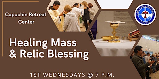 Imagem principal do evento Healing Mass and Relic Blessing