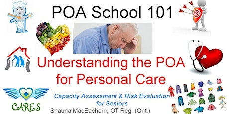 CANCELLED - POA School 101 - Understanding the POA for Personal Care primary image
