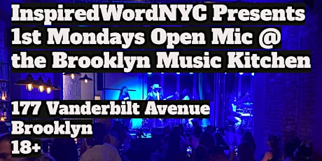 1st Mondays Open Mic at the Brooklyn Music Kitchen - Music/Poetry/Comedy primary image