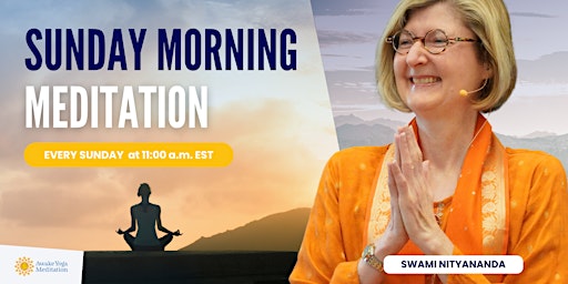 Sunday Morning Meditation With Swami Nityananda primary image
