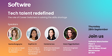 Imagen principal de Tech Talent Redefined: The role of Career Switchers in the skills shortage