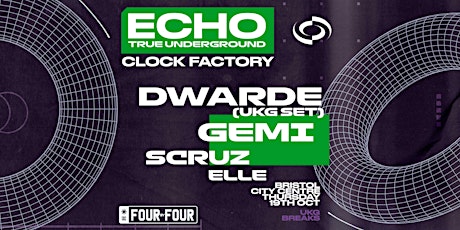 Imagen principal de Echo x fourbyfour: Dwarde (UKG Set) + Gemi