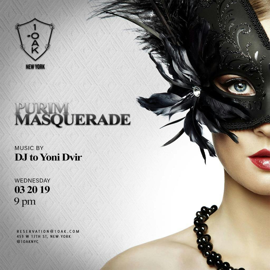 Purim Masquerade at 1Oak