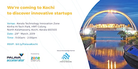 Palava Accelerator Program - Kochi Smart City Tech Meetup primary image
