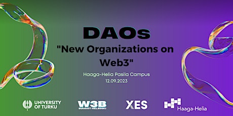 Immagine principale di DAOs - New Organization on Web3 