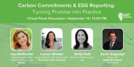 Carbon Commitments and ESG Reporting: Turning Promise into Practice primary image