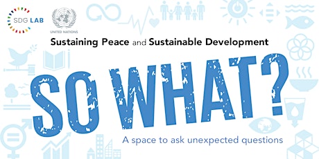 SDG Lab "So What?" Series: Sustaining Peace & Sustainable Development 