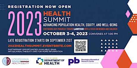 Image principale de 2023 Health Summit: Advancing Population Health, Equity and Well-Being
