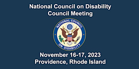 Hauptbild für NCD Council Meeting Nov. 16–17, 2023, Providence, Rhode Island