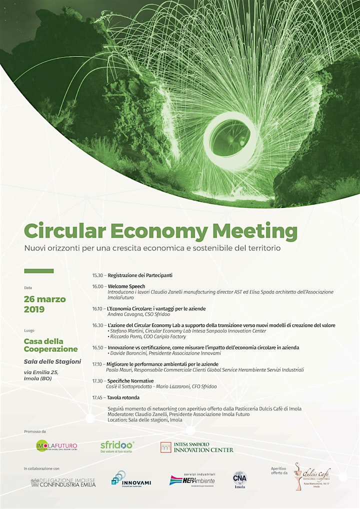 
		Immagine Circular Economy Meeting | Nuovi orizzonti per l'economia circolare

