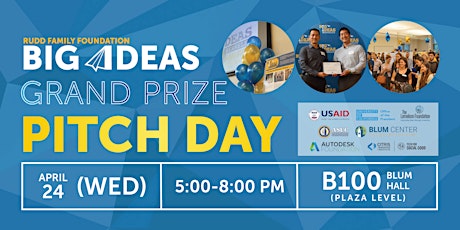 Big Ideas Grand Prize Pitch Day 2019 primary image