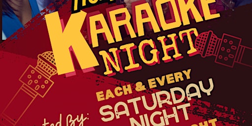 Imagem principal do evento **KARAOKE PARTY** This & Every Saturday Night!