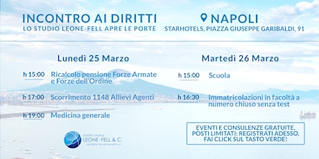 Immagine principale di Incontro ai diritti - Napoli, 25-26 Marzo, Starhotels Terminus 