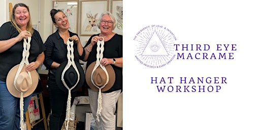Macrame Hat Hanger Workshop Friday15th September 6pm primary image