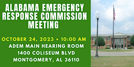 Imagen principal de Alabama Emergency Response Commission (AERC) Bi-Annual Meeting