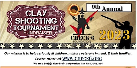 9th Annual CHECK-6 FOUNDATION Sport Shooting Charity Tournament 2023 primary image