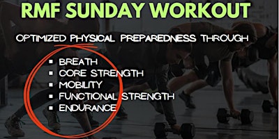 R.M.F. Sunday Workout primary image