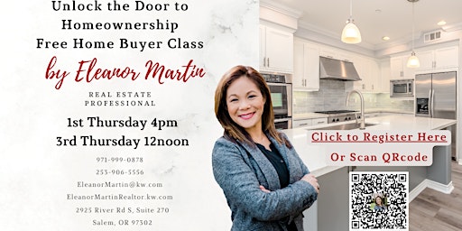 Imagem principal do evento Unlock the Door to Homeownership, Free Master Class