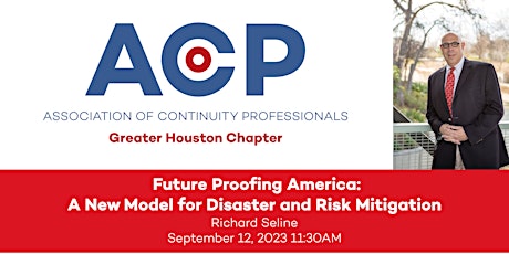 Future Proofing America: A New Model for Disaster and Risk Mitigation primary image