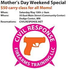 Mother's Day Special - Firearm Carry Class (Concealed Carry) primary image