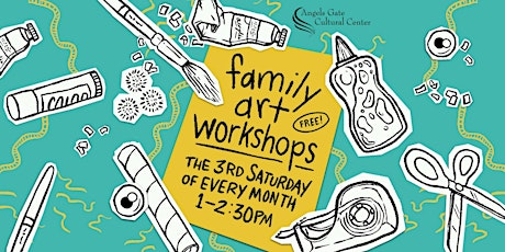 June's Family Art Workshop: Sponge Stamped Crocodiles!