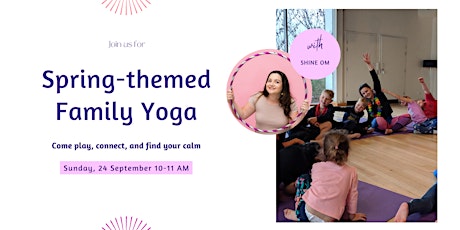 Spring-themed Family Yoga Class primary image
