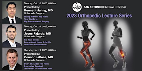 2023 Orthopedic  Community Lecture Series primary image