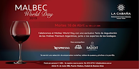 Imagen principal de Malbec World Day Edición 2019 en La Cabaña