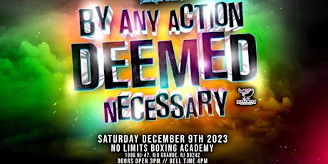 SSW Presents:BY ANY ACTION DEEMED NECESSARY primary image