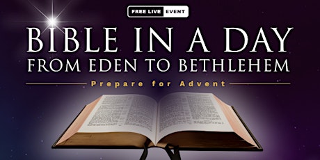 Bible in a Day: From Eden to Bethlehem - with Charbel Raish primary image