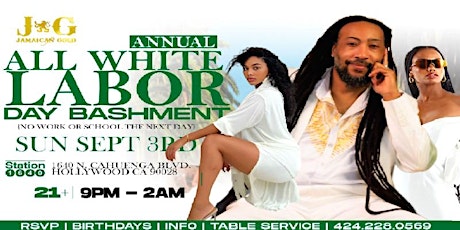 PooM pOOm & JAMAICAN GOLD Host WHiTE LABOR DAY BASHMENT (No Work Monday) primary image