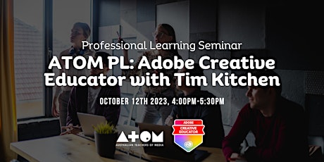 Imagen principal de ATOM PL 2023: Adobe Creative Educator Zoom with Tim Kitchen