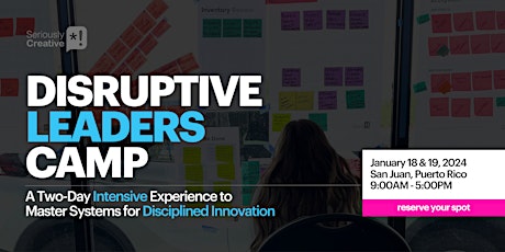 Imagen principal de Disruptive Leaders January 2024 Camp