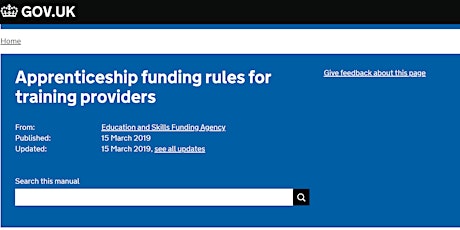 Training providers: An overview of the new web based apprenticeship funding rules (second session) primary image