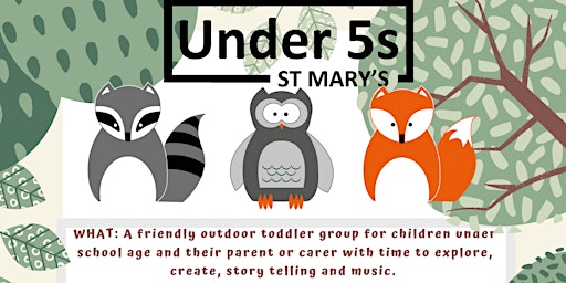 Under 5's - 16th April primary image