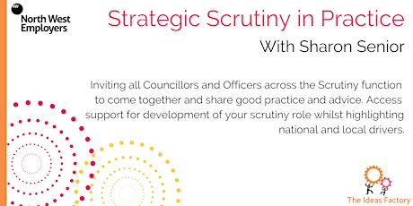 The Ideas Factory brings you: Strategic Scrutiny in Practice  primary image