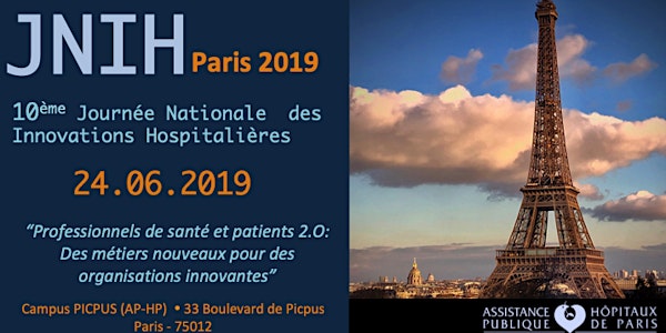 JNIH 2019 - 10ème Journée Nationale des Innovations Hospitalières