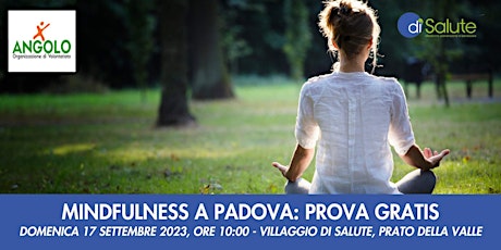 Immagine principale di Pratica di Mindfulness gratuita in Prato della Valle a Padova 