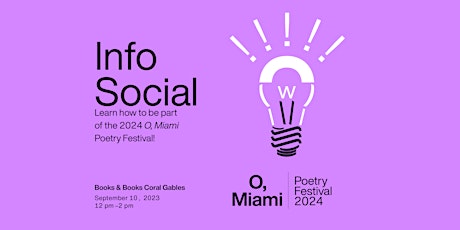 2024 Poetry Festival Info Social primary image